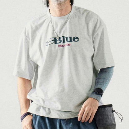 クールマックスクルーネック ロゴTシャツ メンズ