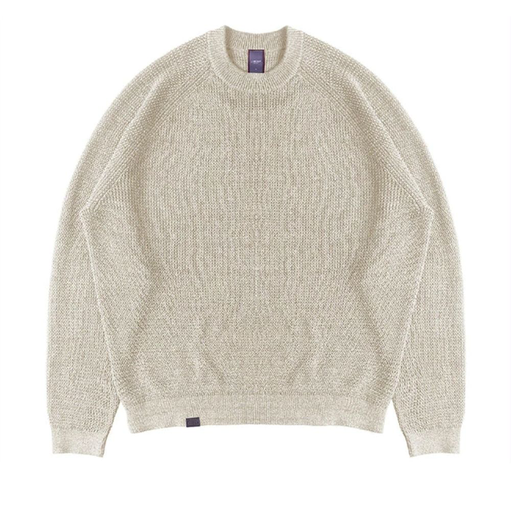 アバセルクルーネックニットセーター