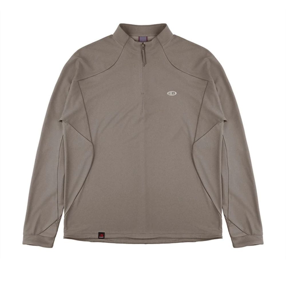 パワードライハーフジップ速乾トレーナー