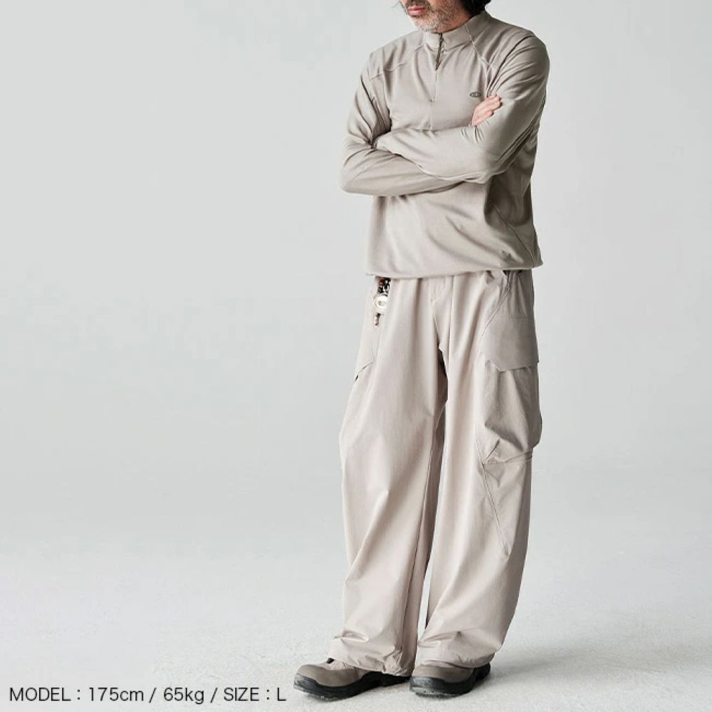 パワードライハーフジップ速乾トレーナー