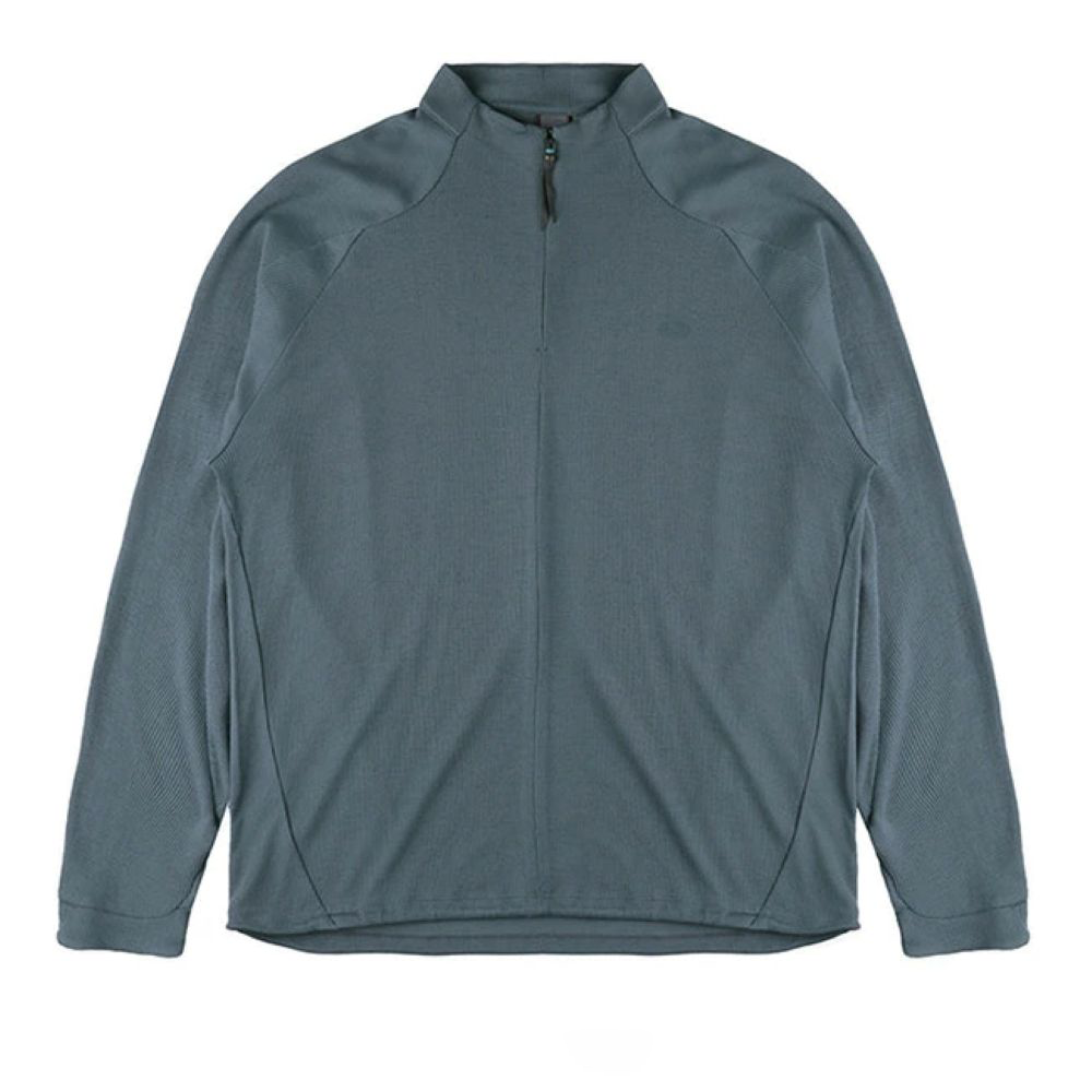 クールマックスウールハーフジップTシャツ