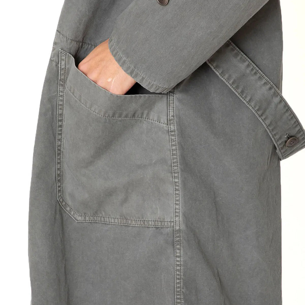 Artisan Shop Coat Cotton Twill Charcoal