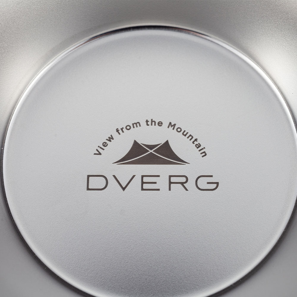 帶 DVERG 標誌的不銹鋼 Sierra 杯