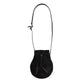Drawstring pouch fidlock buckle cow suede