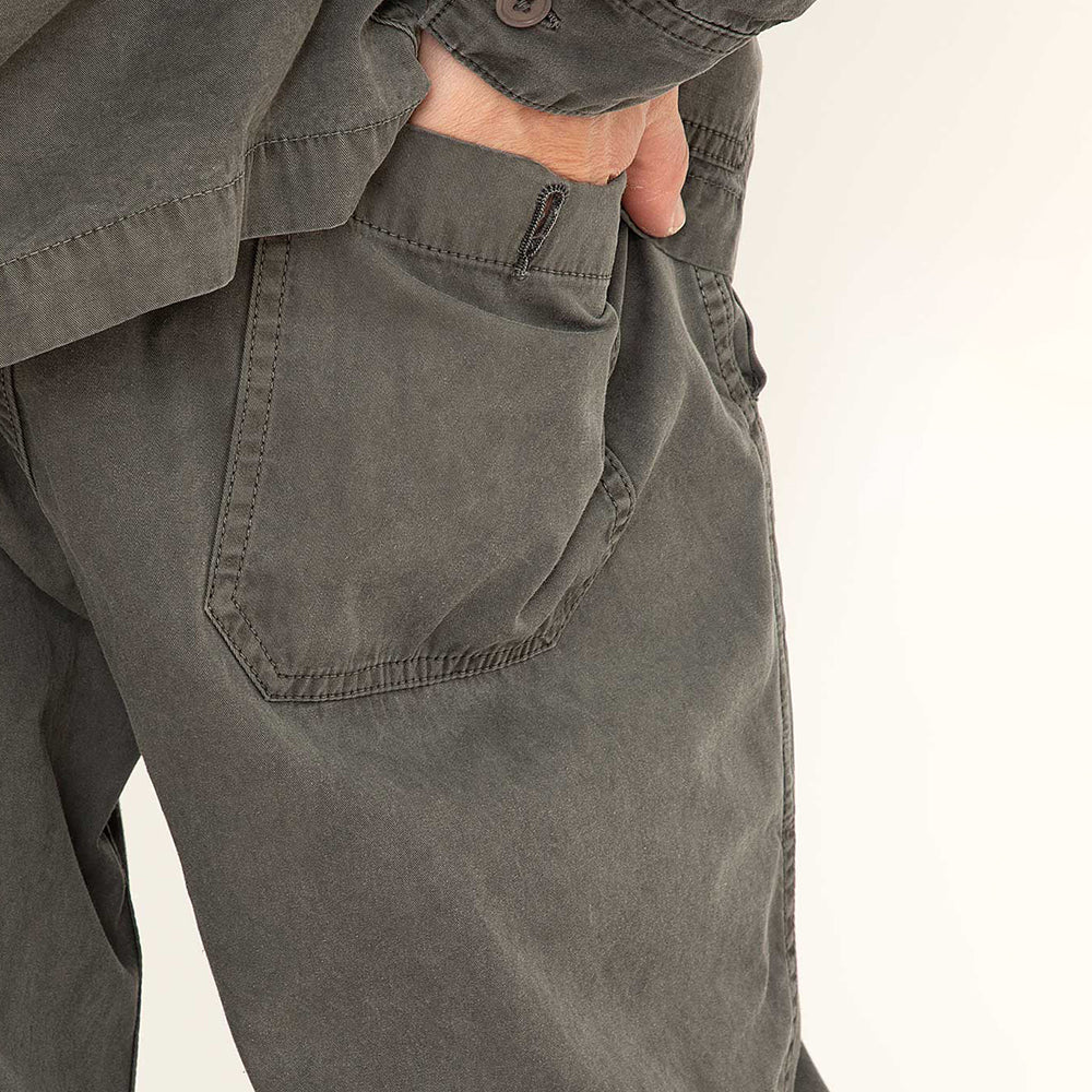 Artisan Easy Pants Cotton Twill Charcoal