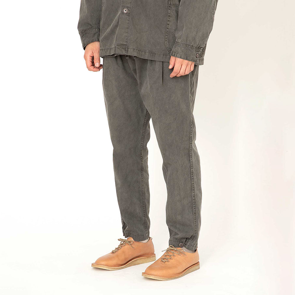 Artisan Easy Pants 棉質斜紋木炭