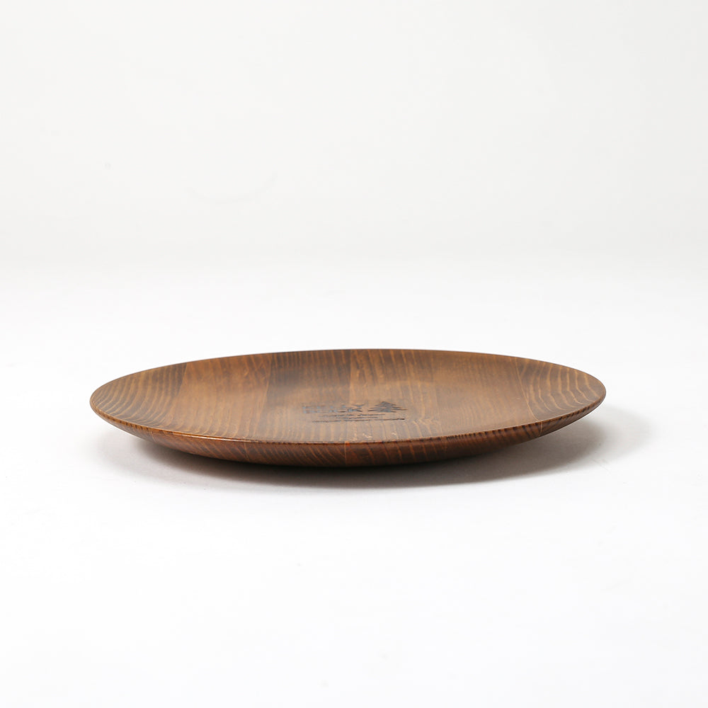 round plate brown