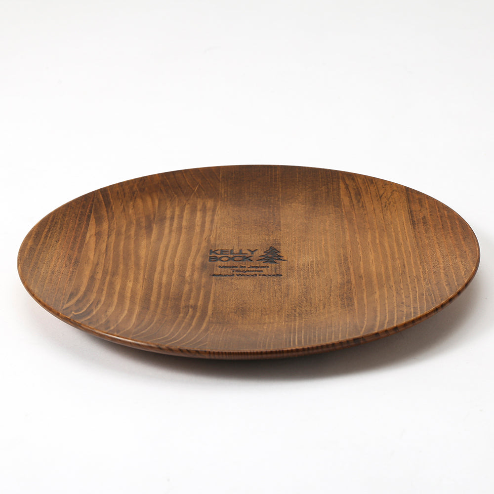 round plate brown
