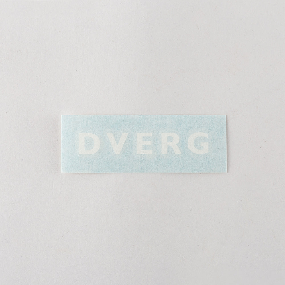 DVERG logo cutting sticker S/L