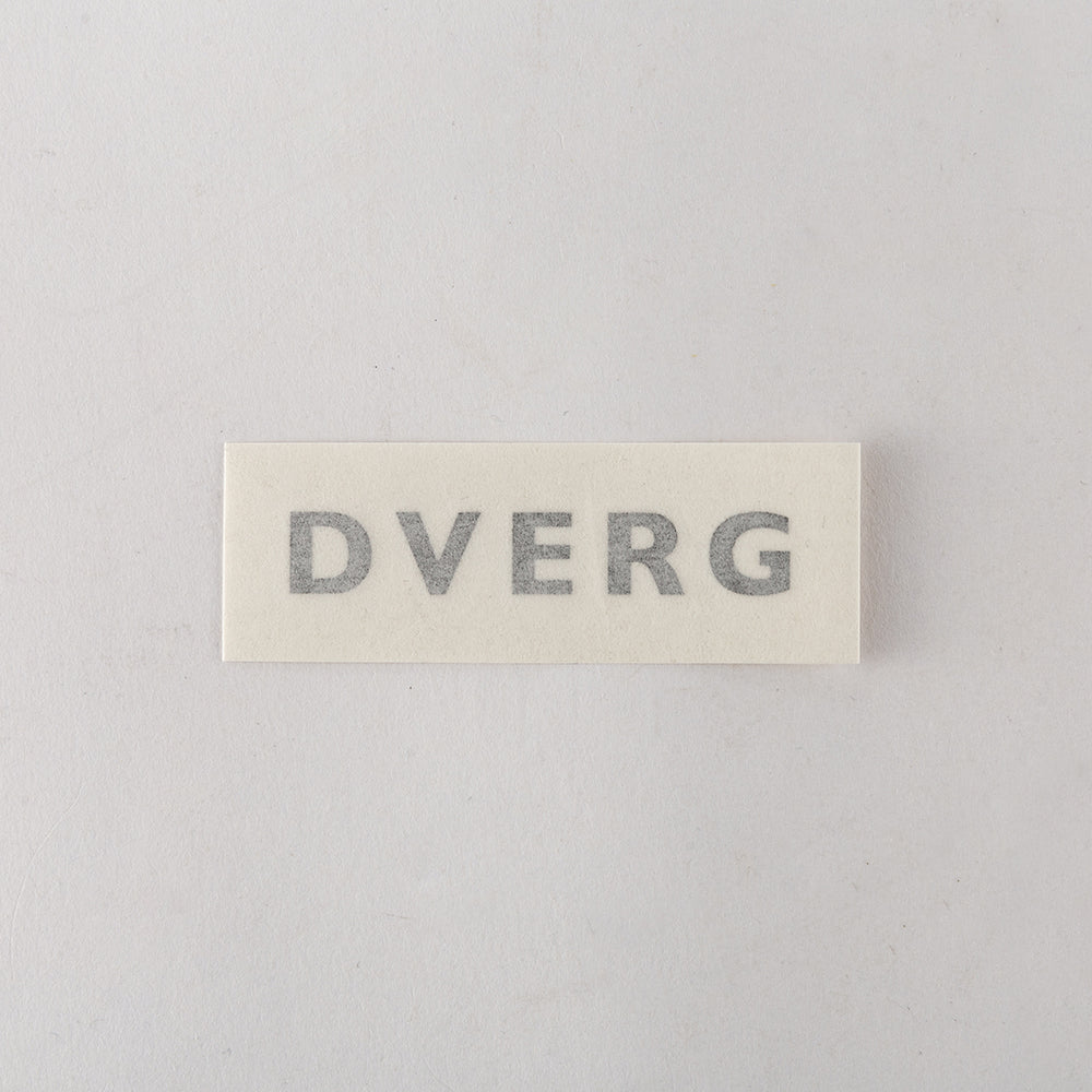 DVERG logo cutting sticker S/L