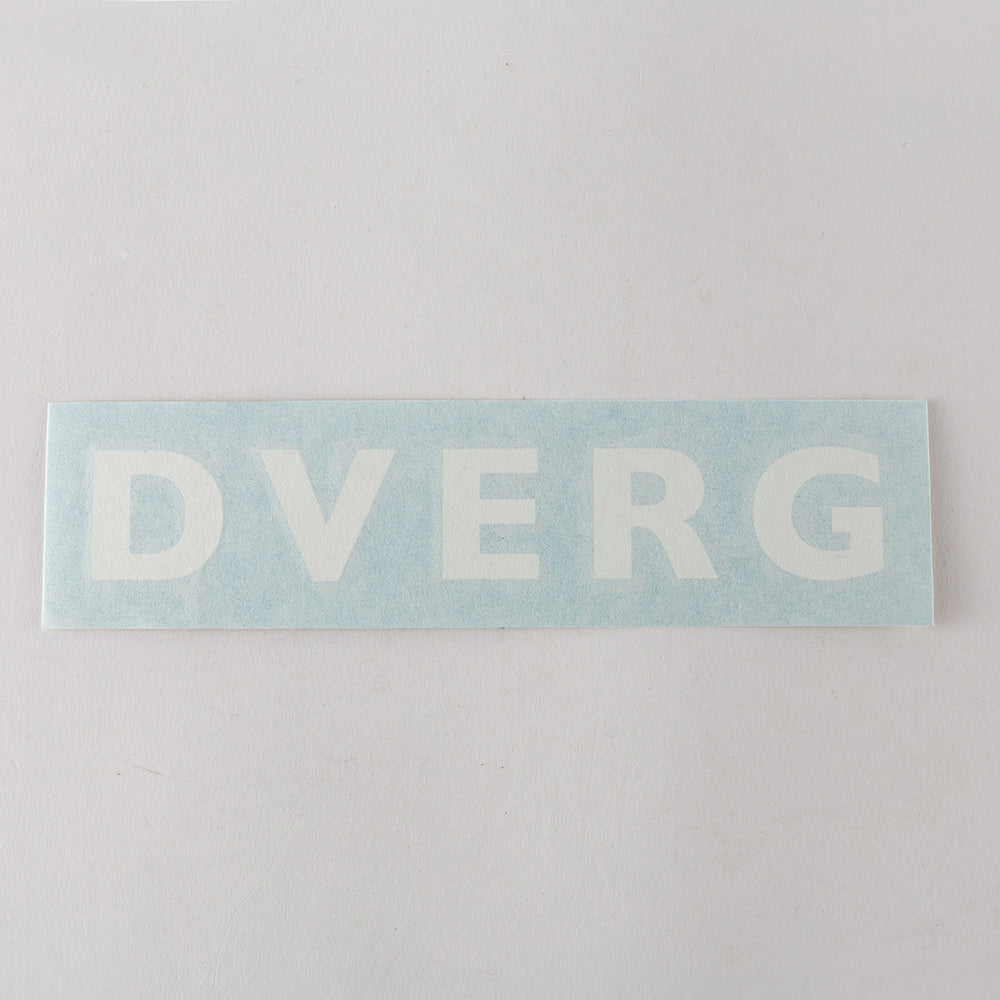 DVERG logo cutting sticker S/L