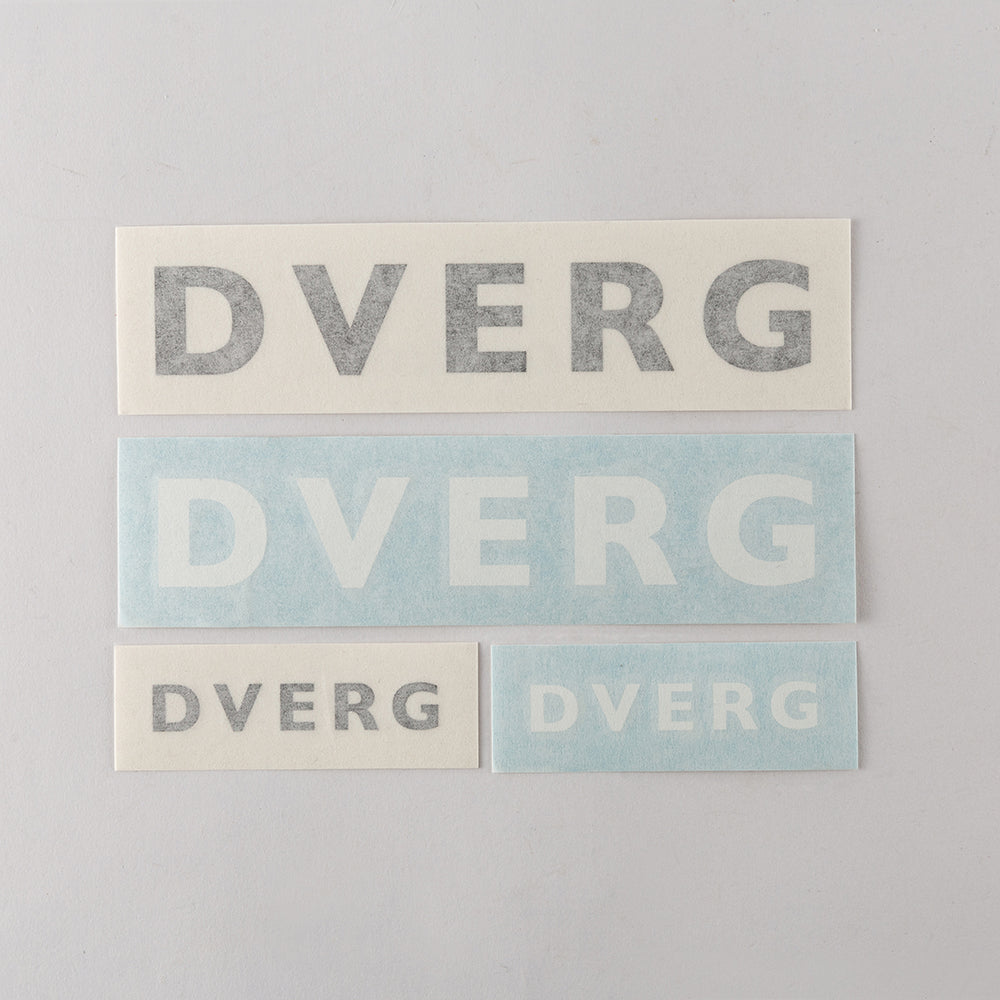 DVERG logo cutting sticker S/L