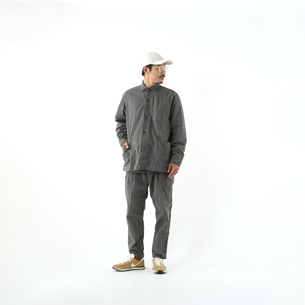 Artisan Shirt Jacket Cotton Twill Charcoal