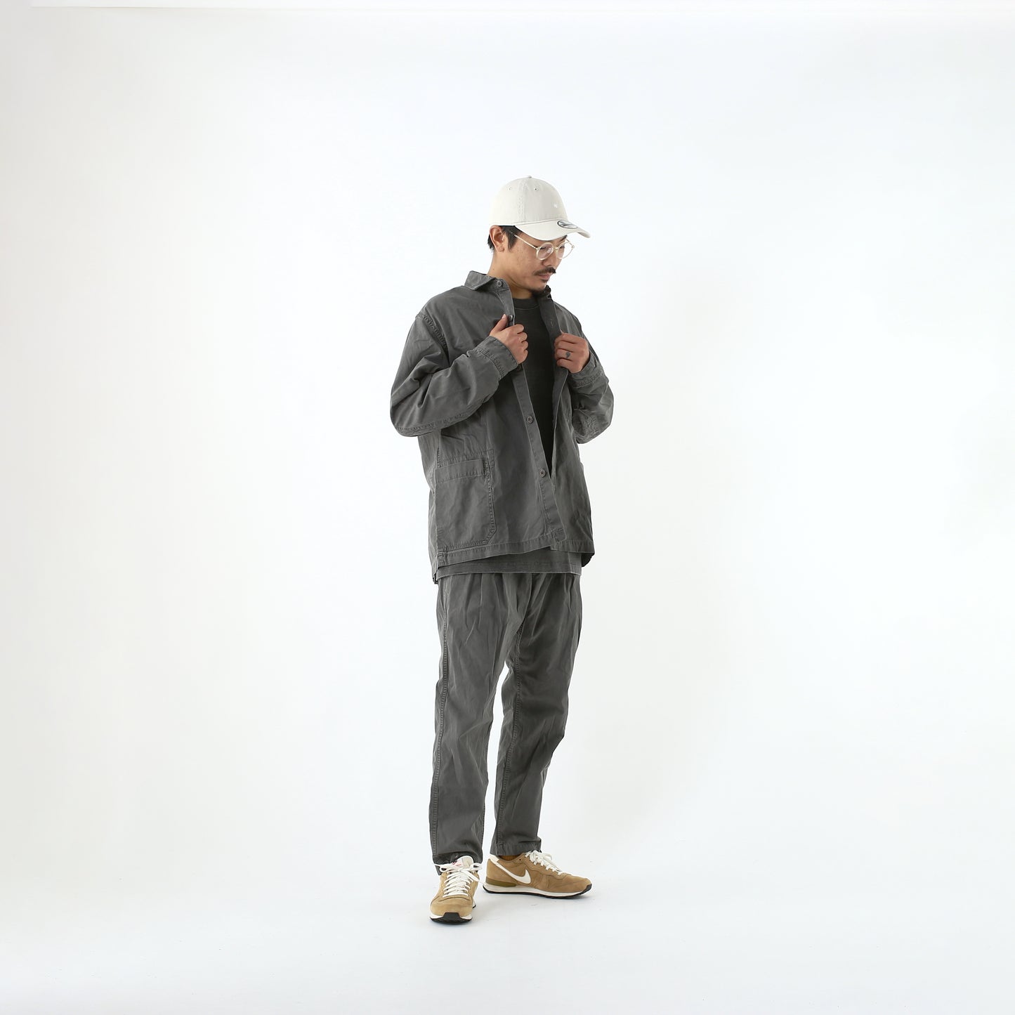 Artisan Easy Pants 棉質斜紋木炭