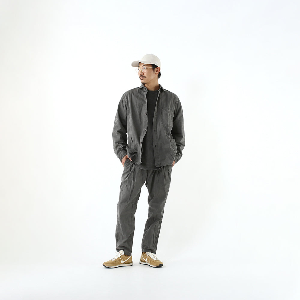 Artisan Shirt Jacket Cotton Twill Charcoal