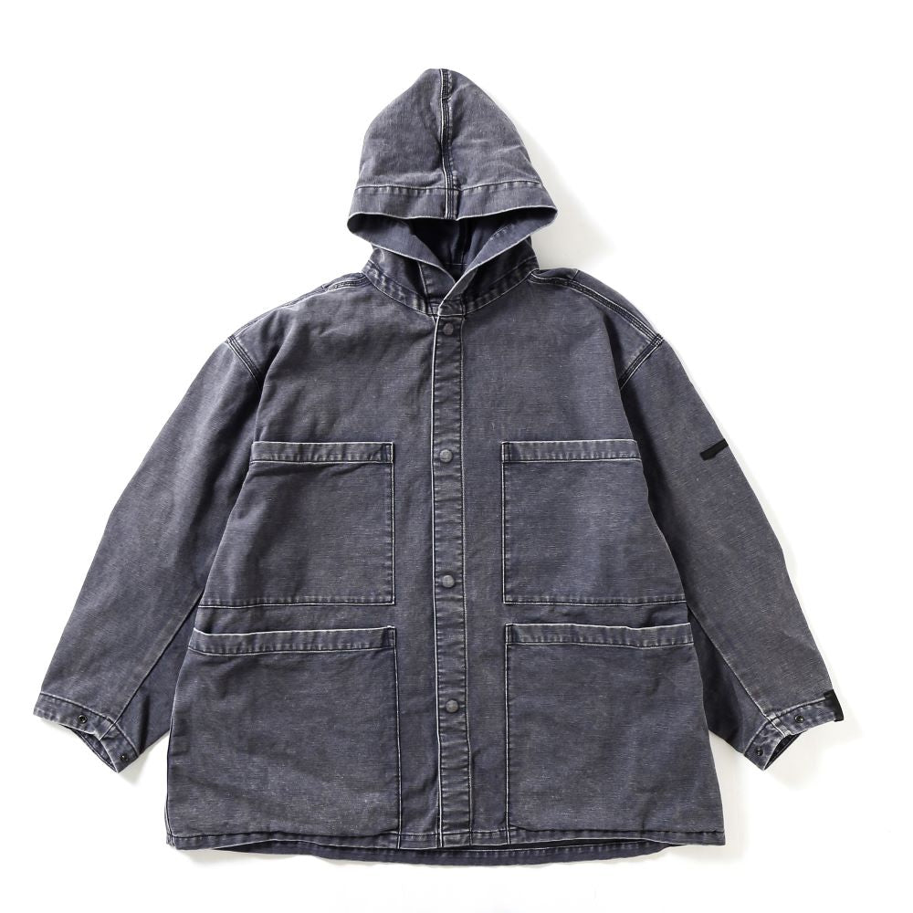 hooded blouson