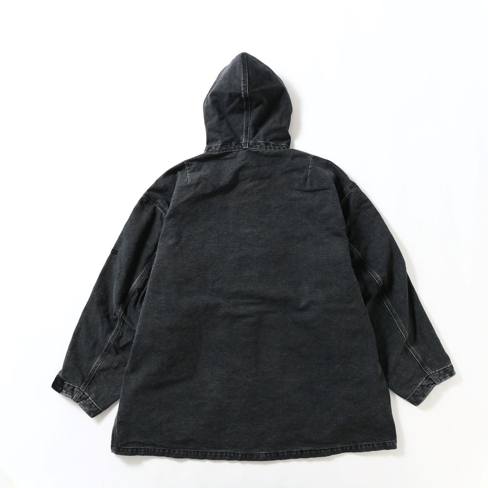 hooded blouson