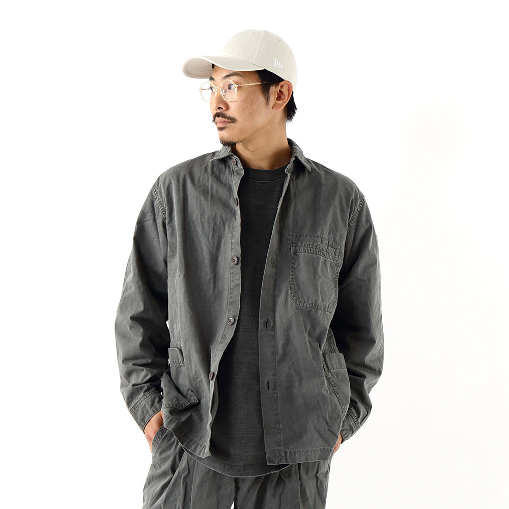 Artisan Shirt Jacket Cotton Twill Charcoal