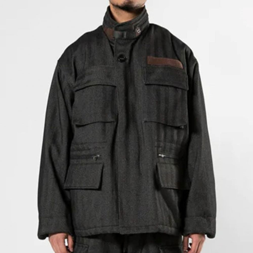 tech tweed field jacket
